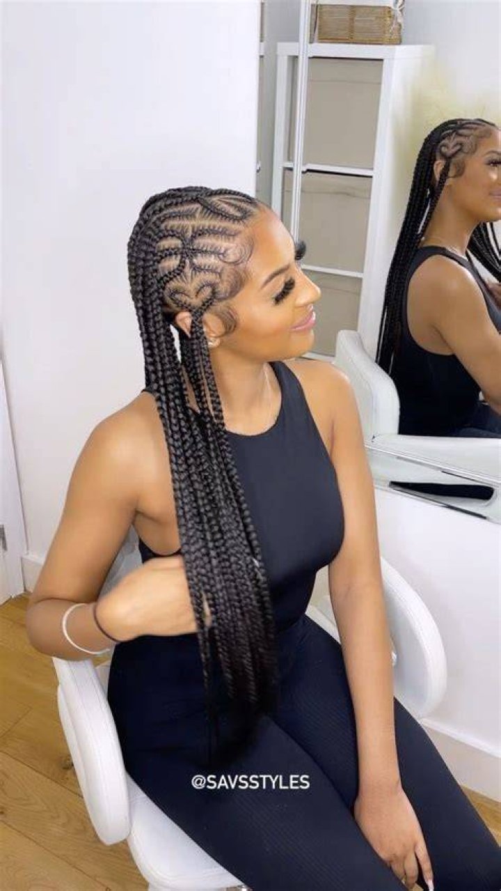 SAVS STYLES on Instagram "In love with these braids 😍😍 Style Jayda