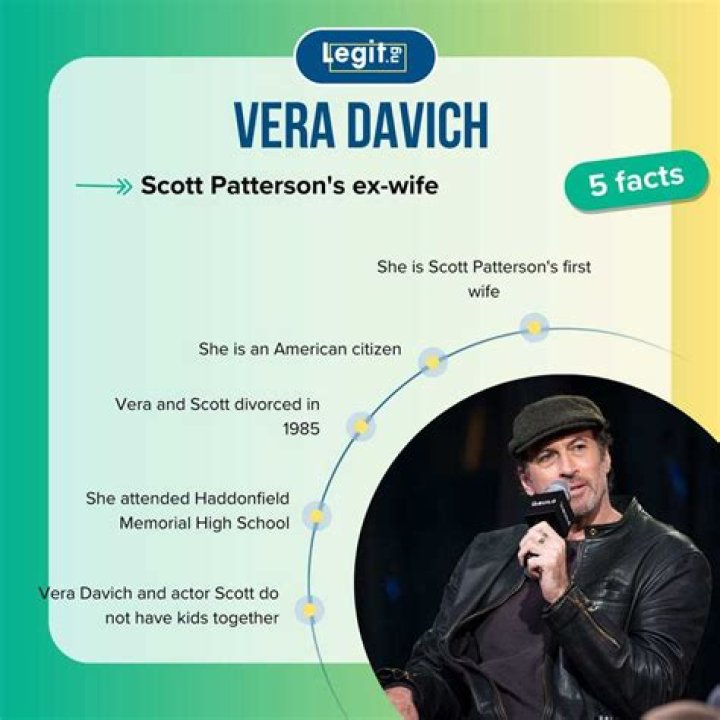 Scott Patterson ExWife Vera Davich Age, Son & New Bio 2021