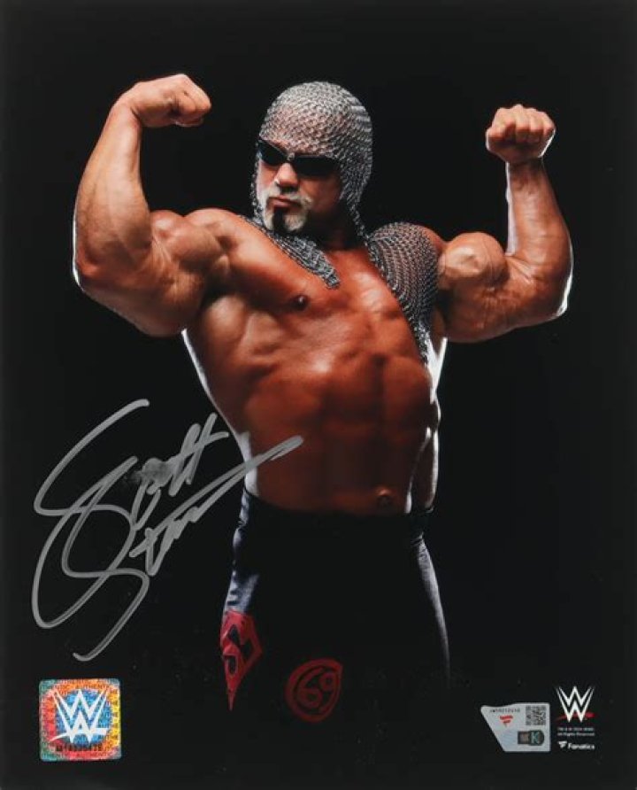 Scott Steiner Signed WWE 8x10 Photo COA Auto'd Picture w/Stacy Keibler