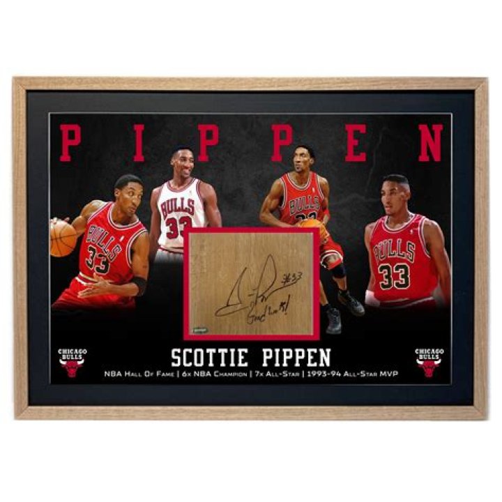 Scottie Pippen Hand Signed Unguarded Hardcover Book Taylormade