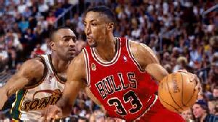 Scottie Pippen in his one and only year with the Houston Rockets