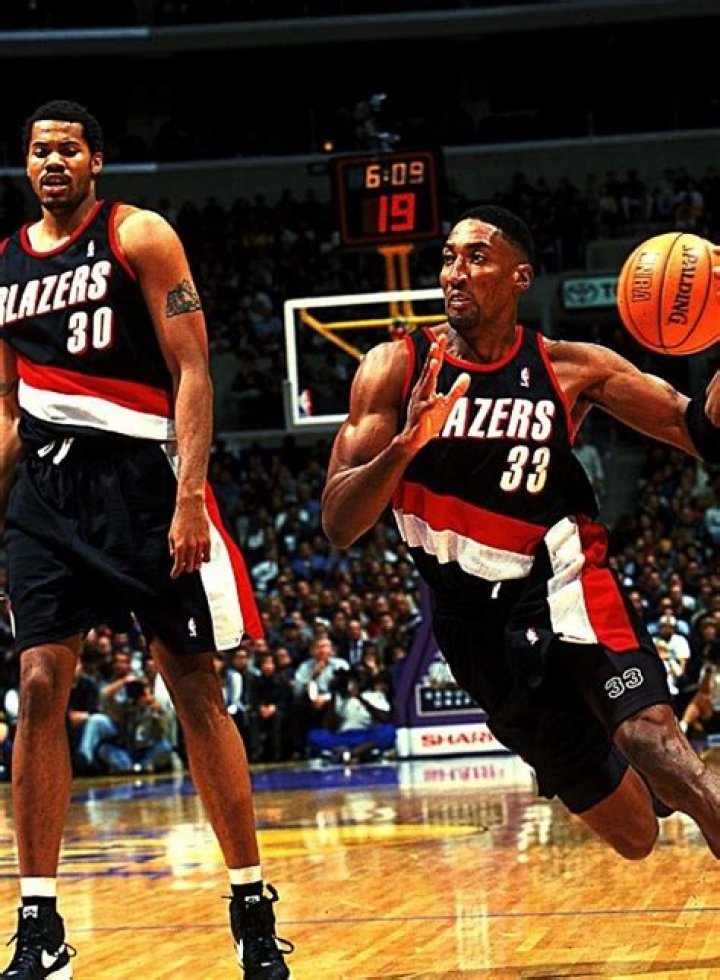 Scottie Pippen Rasheed Wallace Portland Trail Blazers Jugadores de
