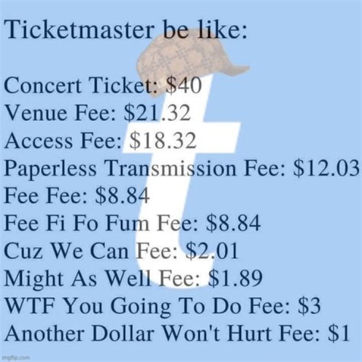 Scumbag Ticketmaster Imgflip