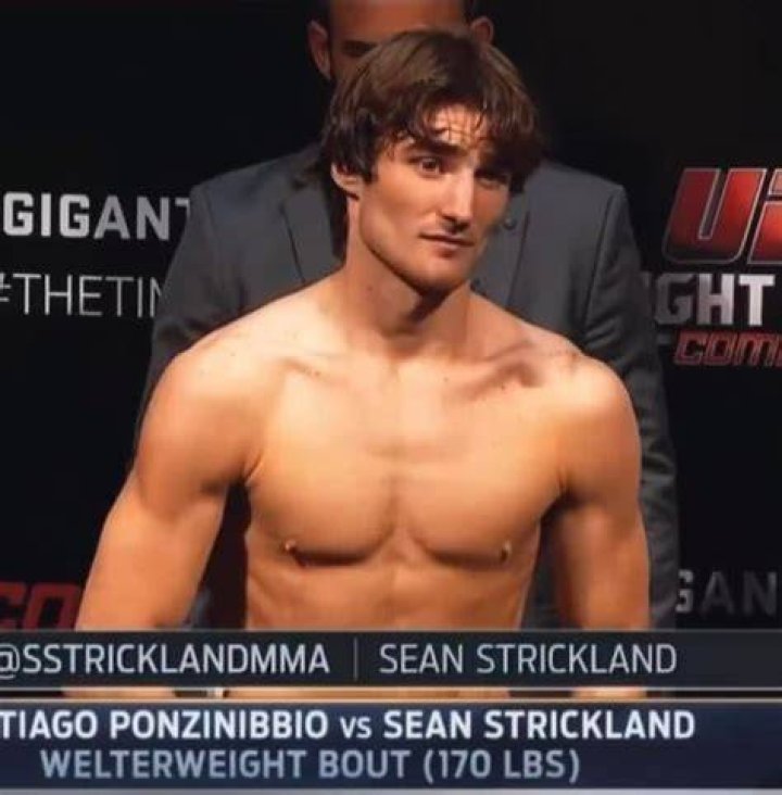 Sean Strickland with hair "Bro he was f***ing beautiful" Footage of