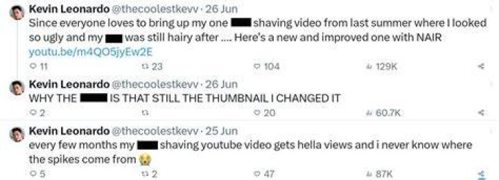 SEE Kevin Leonardo Nair's hair removal video sparks outrage on Twitter