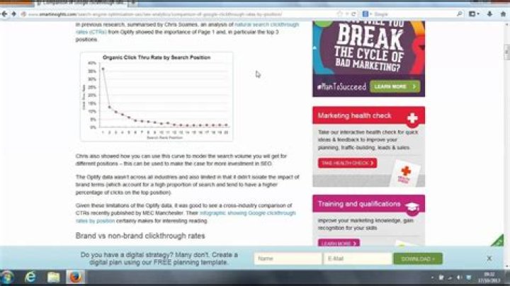 SEO google positions page 1 video YouTube