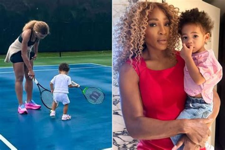 Serena Williams & Daughter Olympia Flaunt Matching Outfits In New