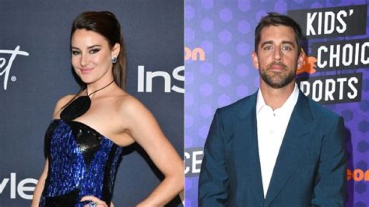 Shailene Woodley y Aaron Rodgers son todo sonrisas durante la salida en