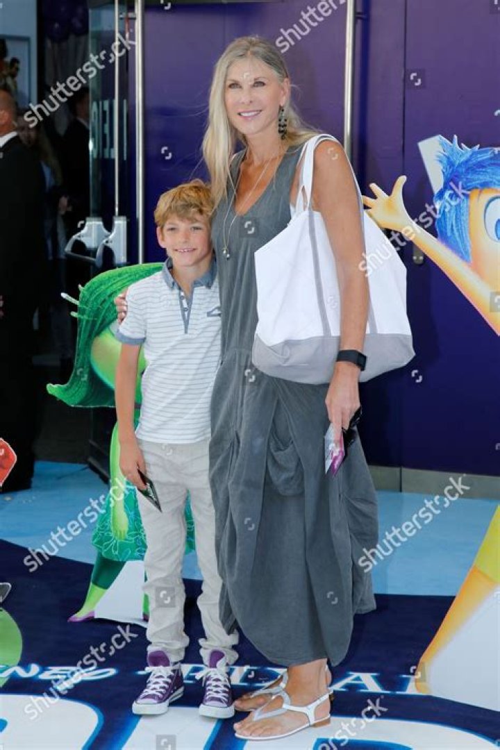 SHARRON DAVIES HER SON ELLIOTT ANTHONY Photo &eacute;ditoriale de stock