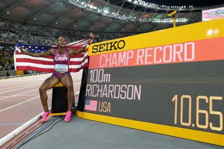 Sha&rsquo;Carri Richardson Wins World Championship The New York Times
