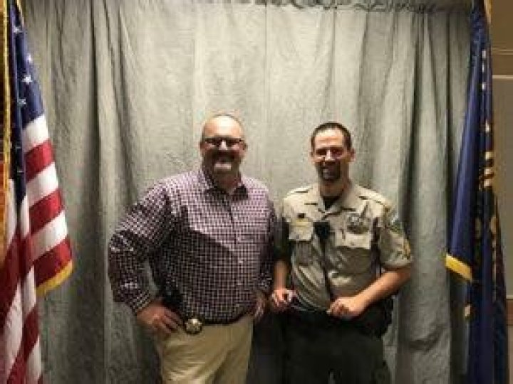 Sheriff Yon Promotes Brandon Fountain Linn County Sheriff's Office