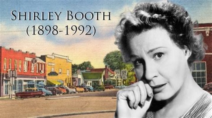 Shirley Booth (1898 1992) won the Best Actress Oscar&reg; for her