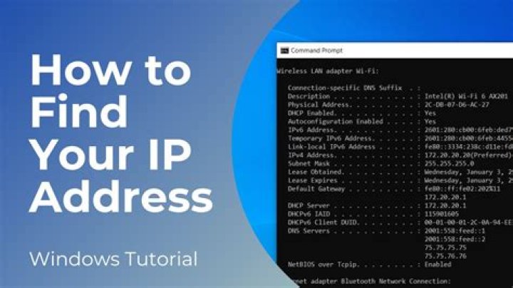 Show IP Address On Windows Windows Versions, Microsoft Corporation, Dns