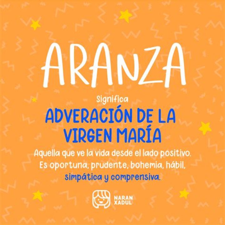 Significado del nombre Aranza