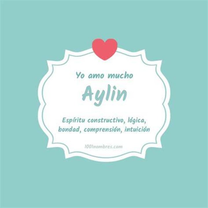 Significado del nombre Aylin Mundo Nombres