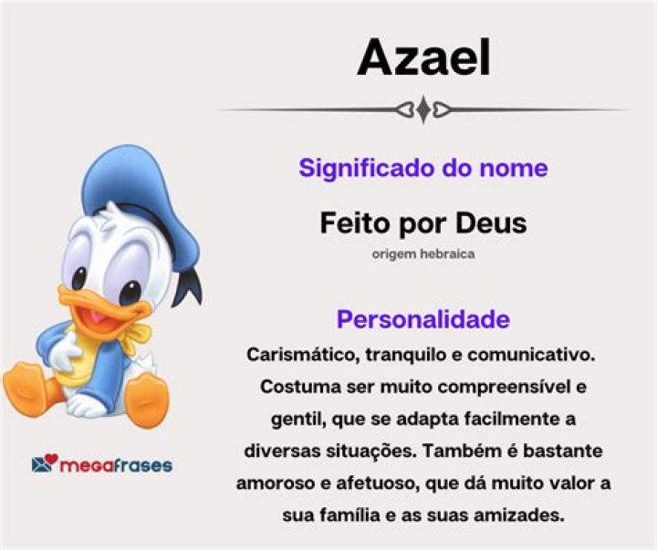Significado do nome Azael Dicion&aacute;rio de Nomes Pr&oacute;prios