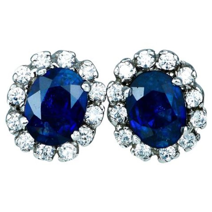 silver supernova sapphire earrings by didi rose jewelry salt hill