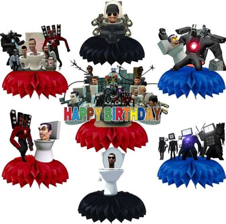 Skibidi Toilet Birthday Party Decorations Skibidi Toilet Plush