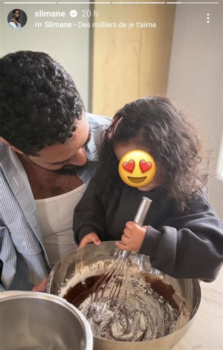 Slimane papa This adorable photo of his ultrastylish daughter