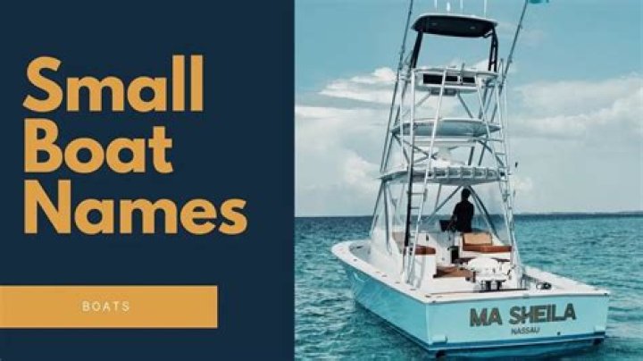 Small Boat Names A Comprehensive List