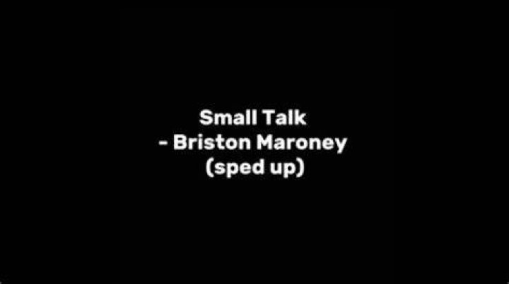 Small Talk by Briston Maroney Bryan Wood Cover YouTube