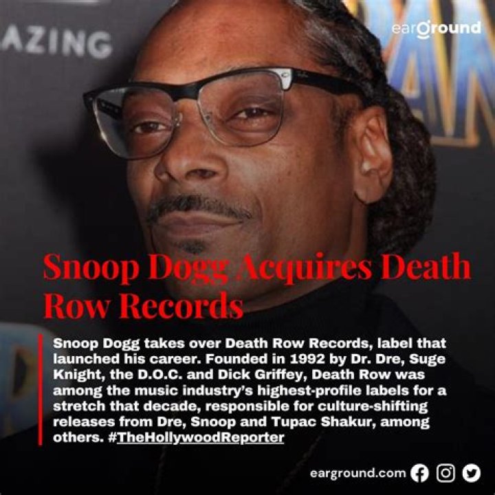 Snoop Dogg Acquires Death Row Records XXL