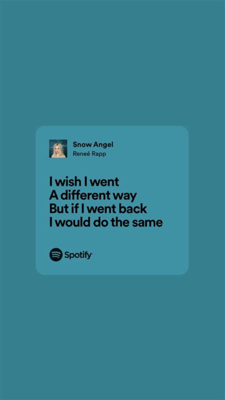 Snow Angel (song) Rene&eacute; Rapp Wiki Fandom