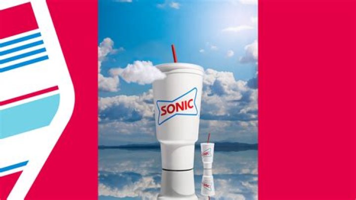 SONIC DriveIn unveils massive 444ounce cup and asks fans, "What would