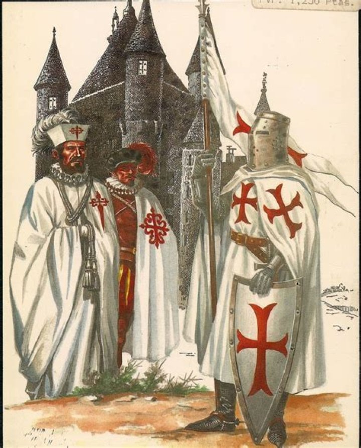 Spanish crusaders. Templarios, Caballeros hospitalarios, Caballeros