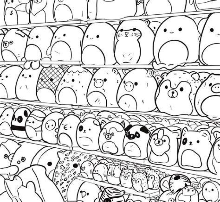 Squishies Coloring Pages Coloring Home