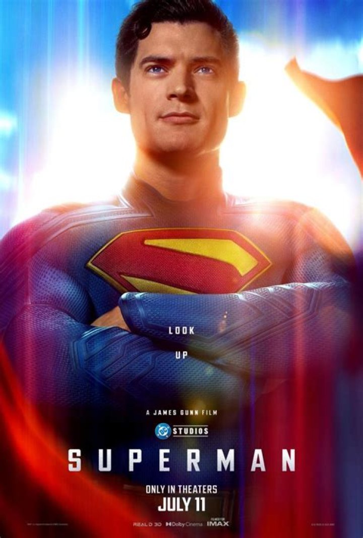 Superman Movie Poster Man of Steel Jimmy Olsen Christopher Reeve DC