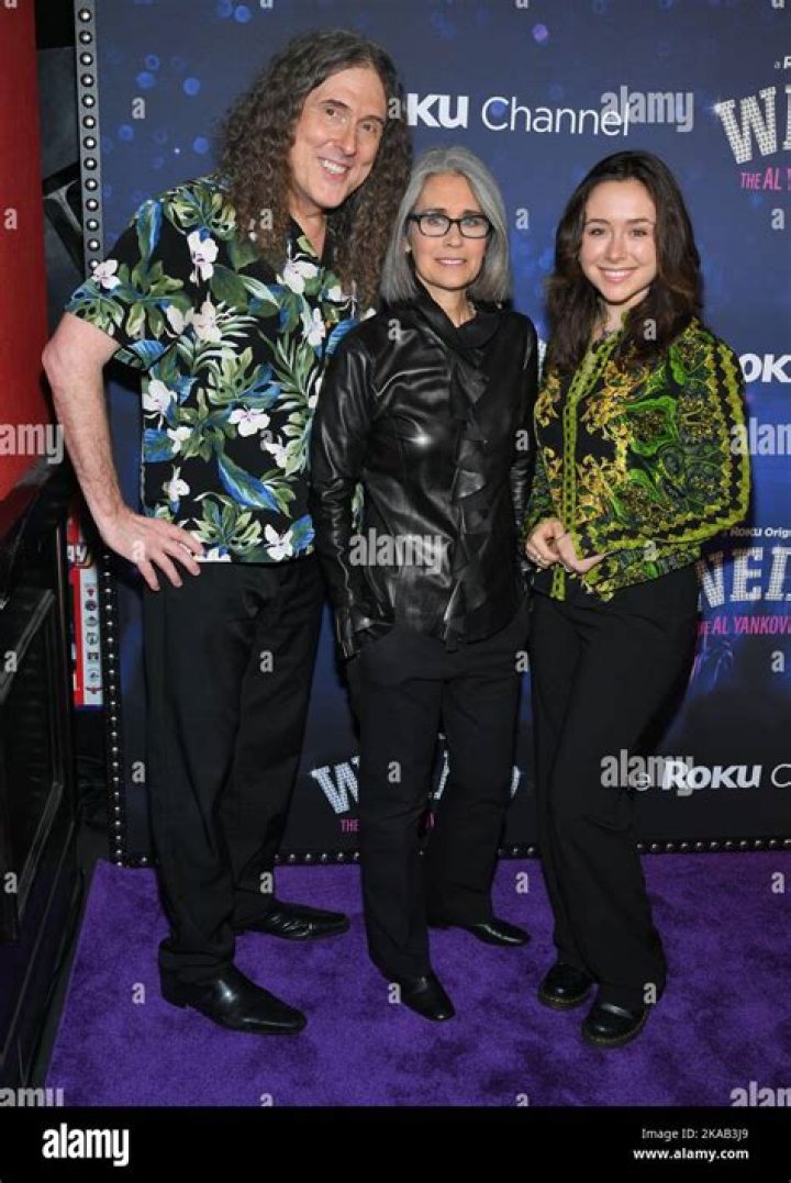 Suzanne Yankovic and Nina Yankovic attend the ceremony honoring 'Weird