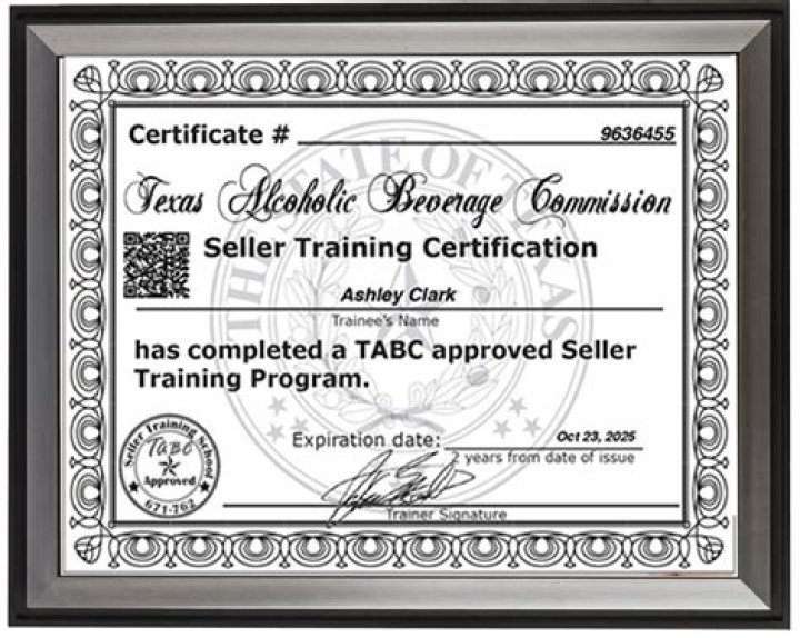 TABC Seller Server Certificate TABC Seller Server
