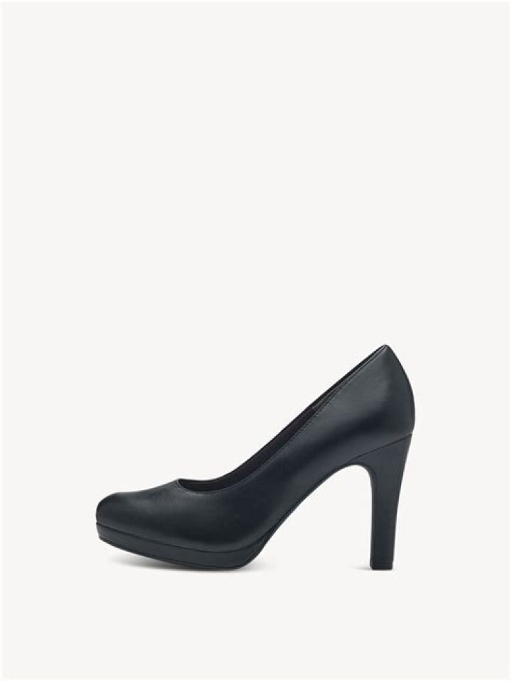 Tamaris 12242628 020 Black Matt Pumps, Obermaterial Synthetik