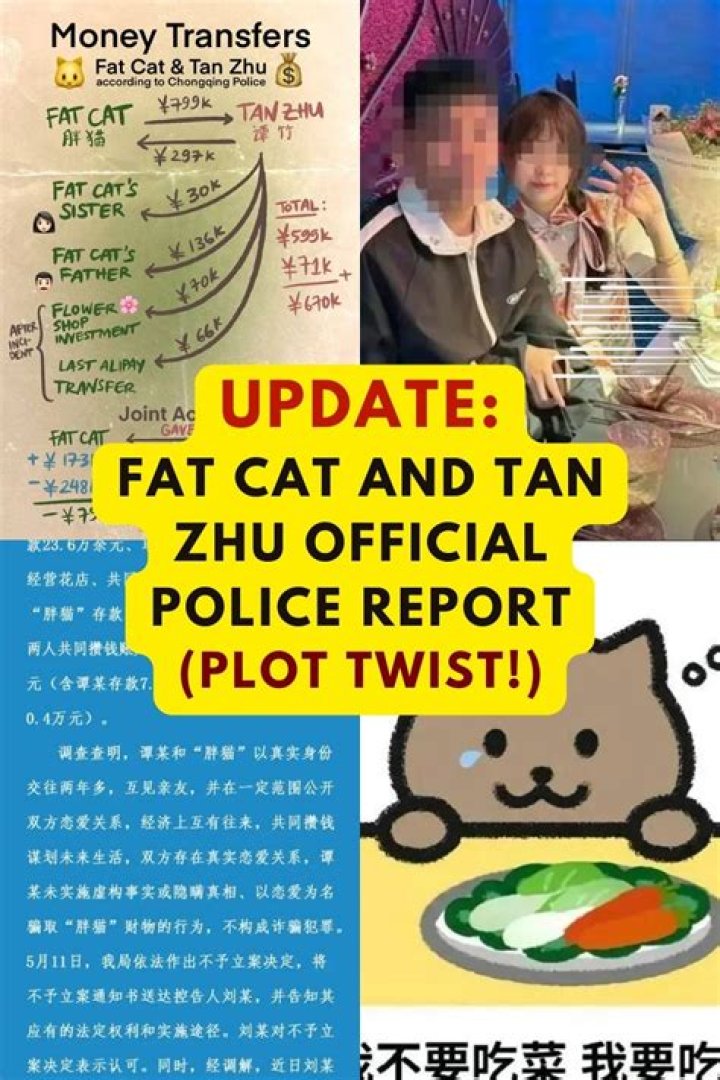 Tan Zhu Akui Manfaatkan Fat Cat Demi Uang, Kini Ingin Menyusul