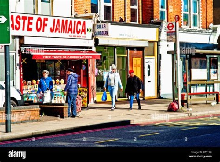 Taste of Jamaican shop, Bellingham, Borough of Lewisham, London