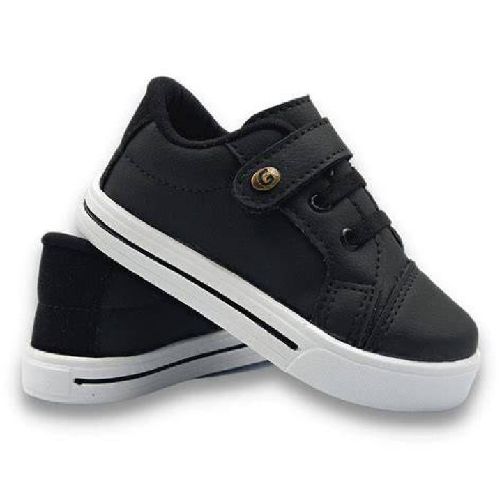 T&ecirc;nis Infantil Mz Shoes Mz Flex Cano Curto Menino Marinho/Xadrez