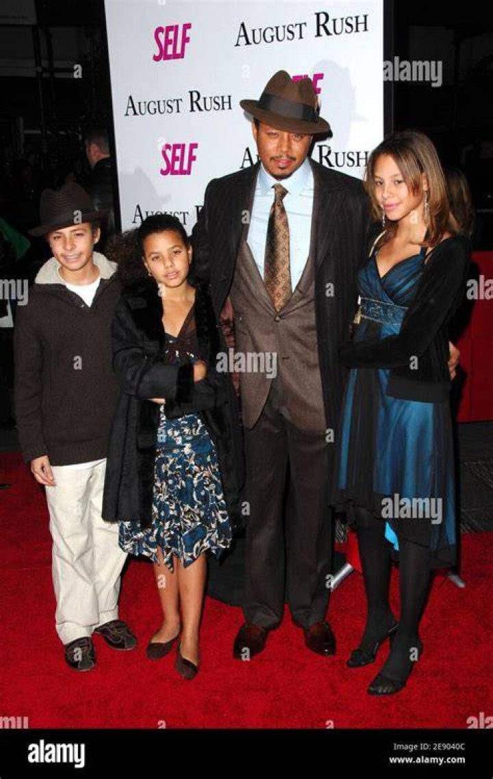 Terrence Howard, and Family Stock Photo Alamy