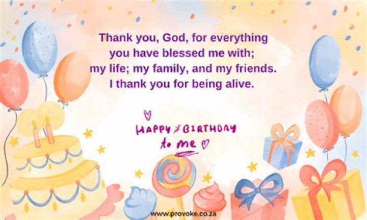 Thanking God Heartfelt Birthday Wishes To Myself Birthday Wishes