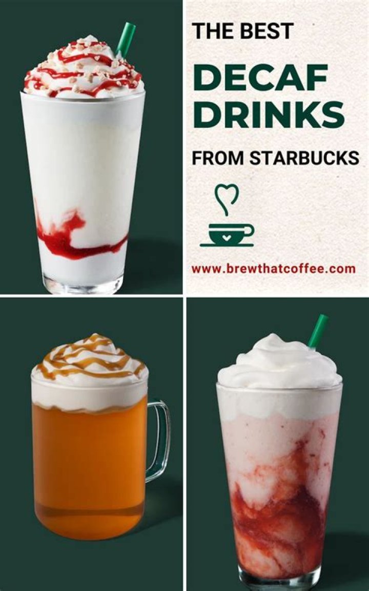 The 20 Best Decaf Drinks From Starbucks in 2024 Brew That Coffee
