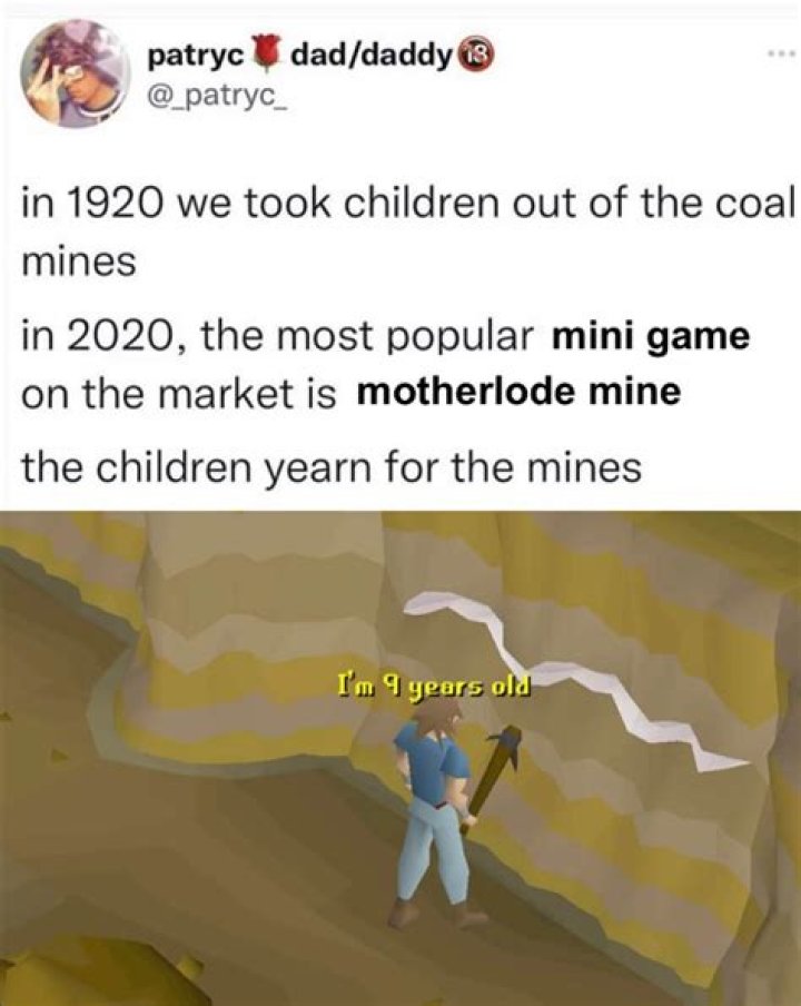 The Children Yearn For The Mines (Nick Adams tweet) The Children
