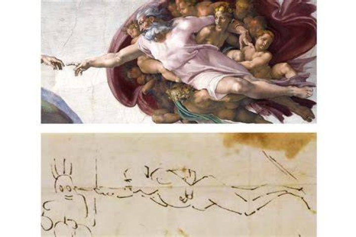 The First Painting Of Adam And Eve