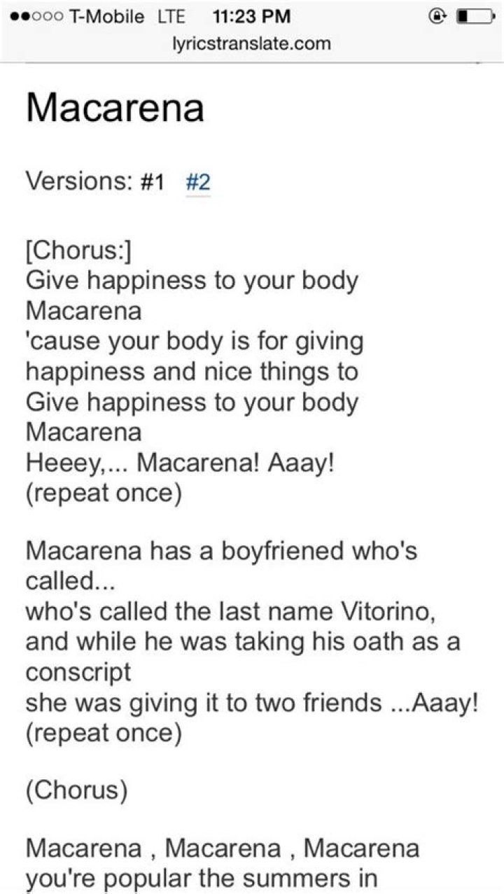 The meaning of the macarena song explained in viral TikTok