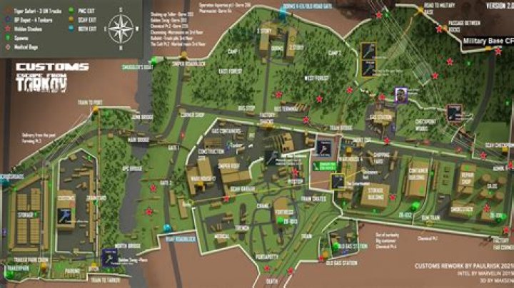 The Tarkov Handbook Maps Ground Zero