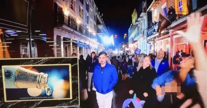 ThePatriotLight ESPN airs woman's NSFW flashing on Bourbon Street