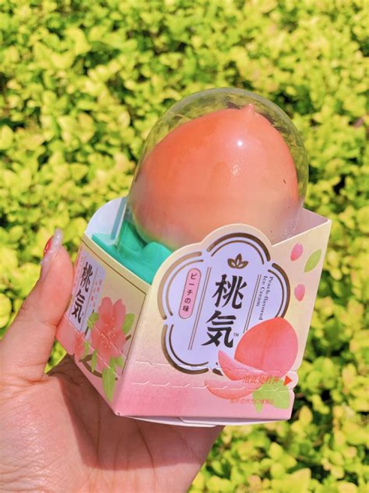 This Ice Cream Looks Exactly Like A Whole Peach & Here's Where You Can