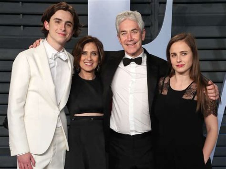 Timoth&eacute;e Chalamet and his dad Marc Chalamet arriving at the JFK airport