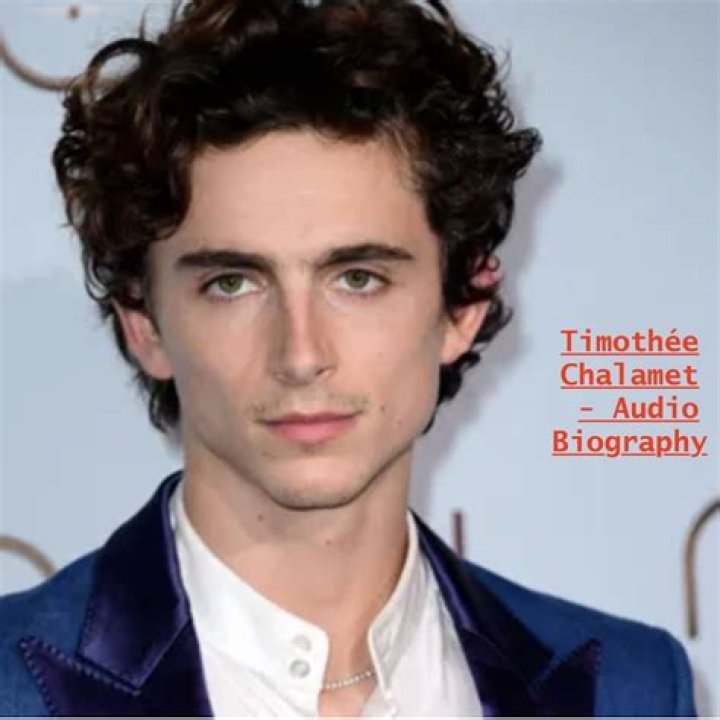 Timoth&eacute;e Chalamet Profile Images &mdash; The Movie Database (TMDB)