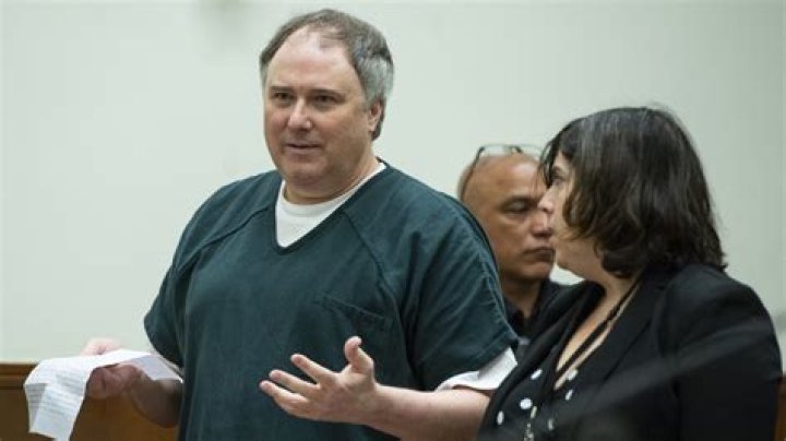 Timothy Bass speaks before his sentencing in the Stavik murder case