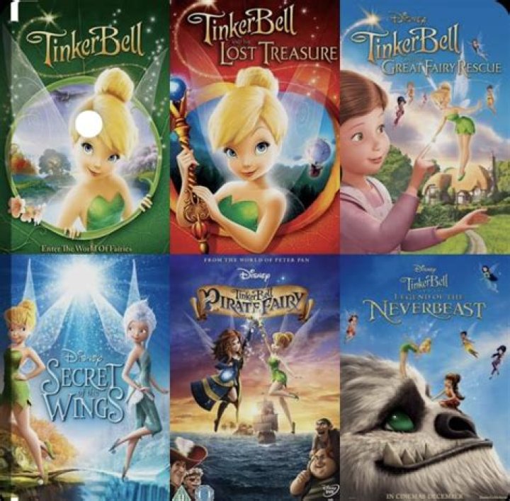 TINKERBELL MOVIE FILM COLLECTION DVD ORIGINAL WALT DISNEY New Tinker